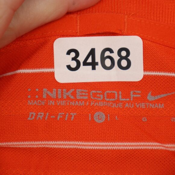 Nike Shirt Mens Large Red Polo Golf Tour Performance Stretch Lightweight Hike B3 - Picture 2 of 15